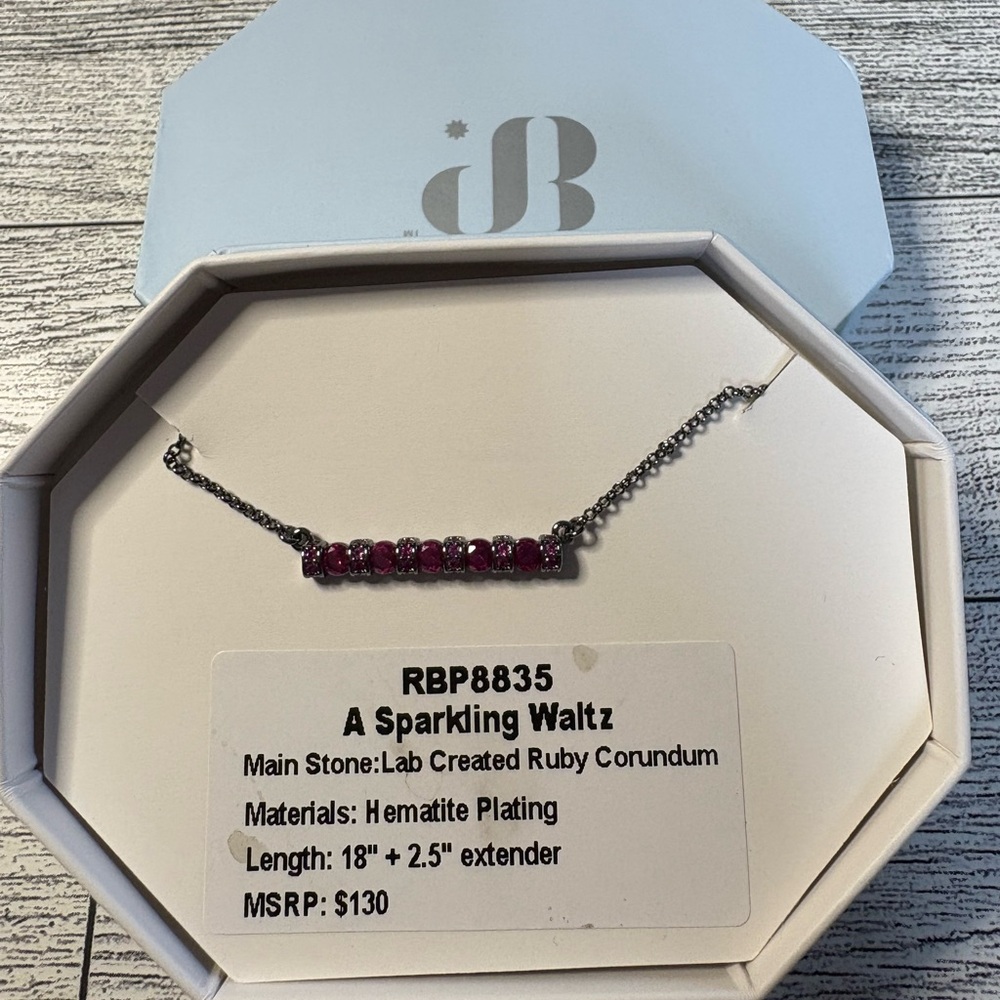 Hematite Red Necklace Bomb Party
